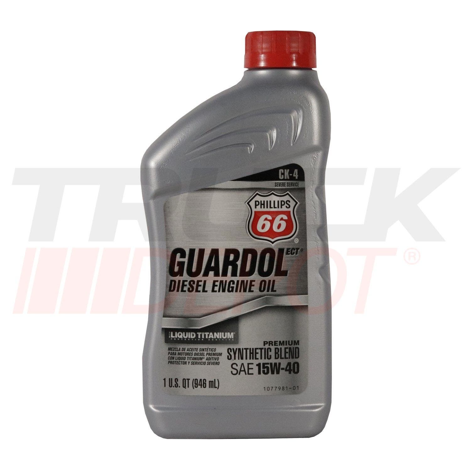 Litro de 15W40 CK-4 Guardol ECT (Ti) semi sintetico Phillips 66